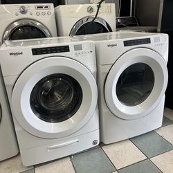 Whirlpool washer and dryer set) delivery available)