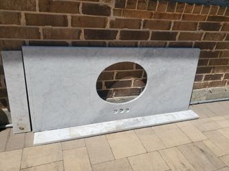 3 peice Marbel for bathroom sink, new. never used, paid $350 each myself