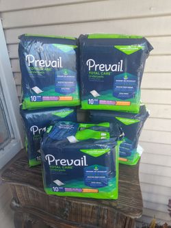 Prevail Total Care Underpads Extra Large 10-Count only 5$ a pkgs