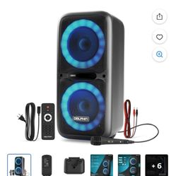Dolphin Boxparty Dual 12" Portable Bluetooth Party Speaker 