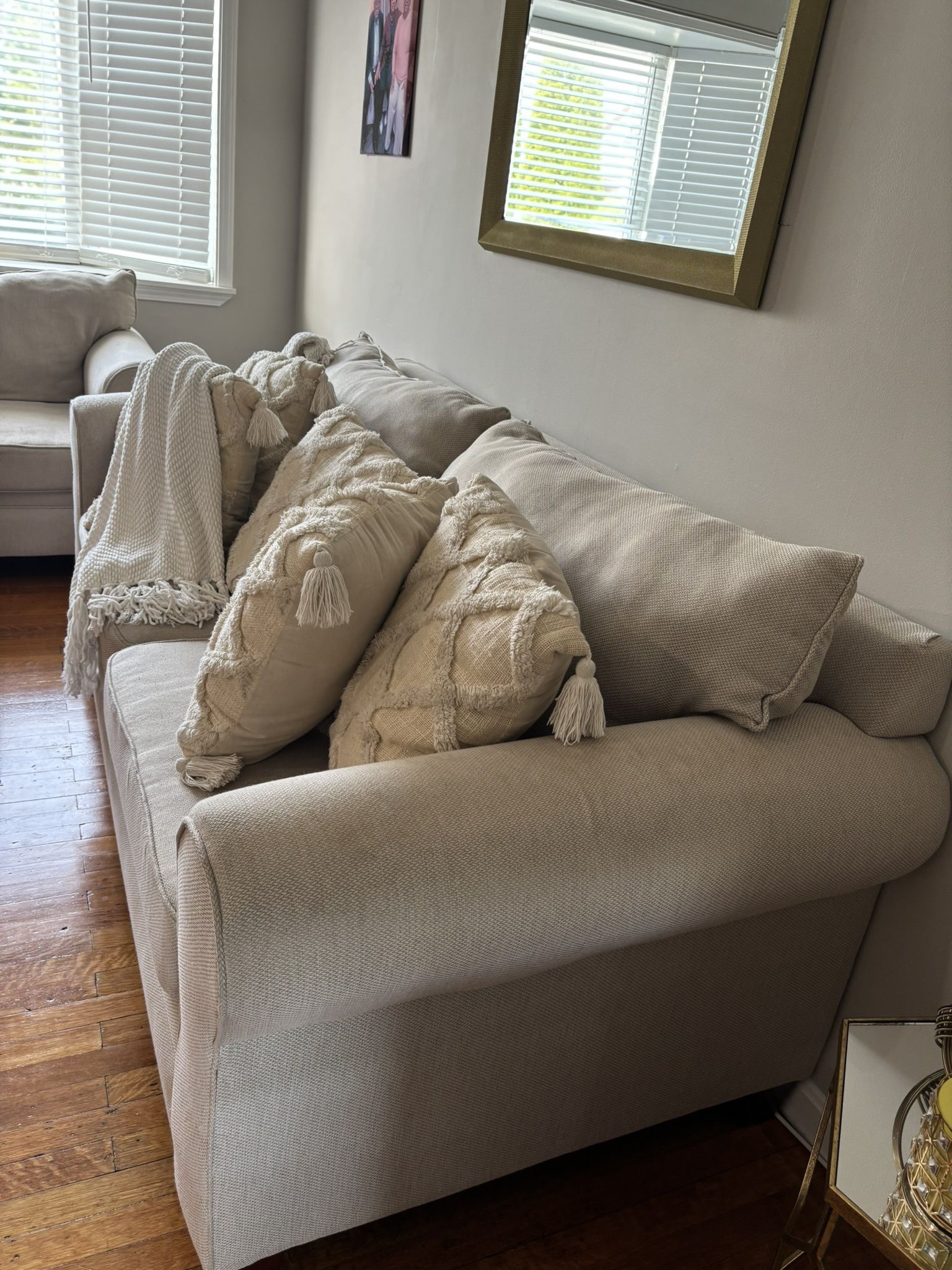 Sofa Set With Pillows Included 