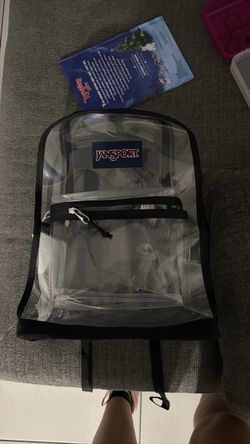 Clear Jansport backpack