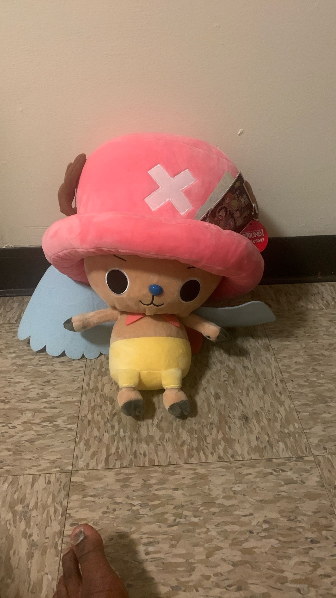 NEW One Piece Plush 18” Inch Tony Tony Chopper (Cape w. Wings)
