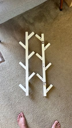 2 IKEA hat racks