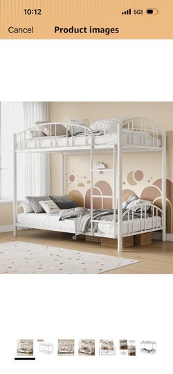 Metal Twin Bunk Bed