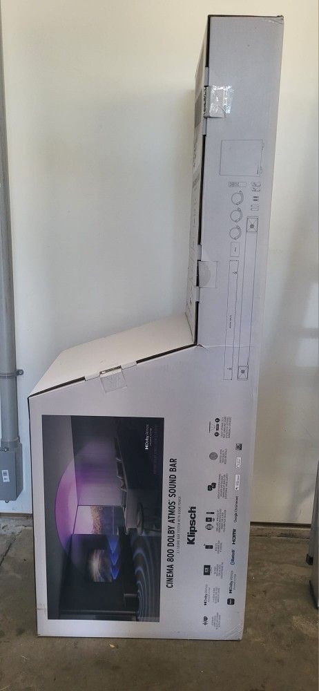 Brand New Klipsch Sound Bar Cinema 800.
