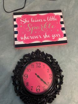Clock and decor