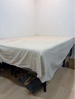 Moving Sale! Full Size Memory Foam Mattress + Bed Frame + Bedding - $140