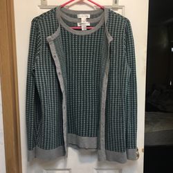 Christopher & Banks women’s 2 pc sweater set