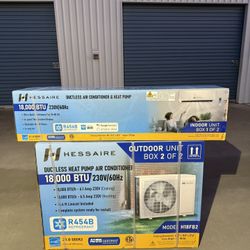 Hessaire 18,000 BTU 1.5 Ton Mini Split & Heater & Air Conditioner
