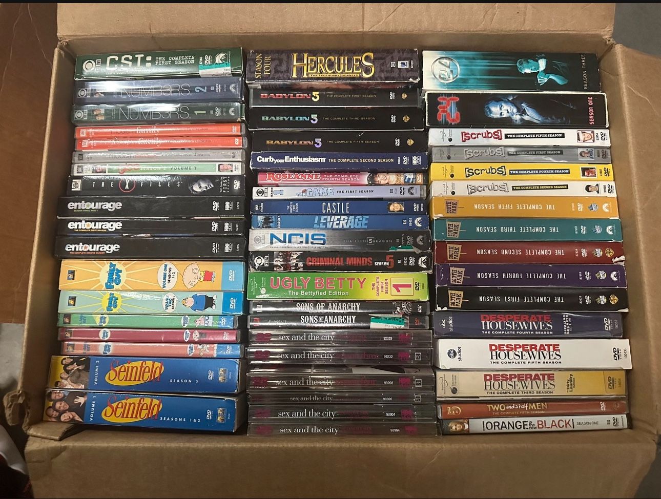 TV SERIES DVD LOT OF OVER 100