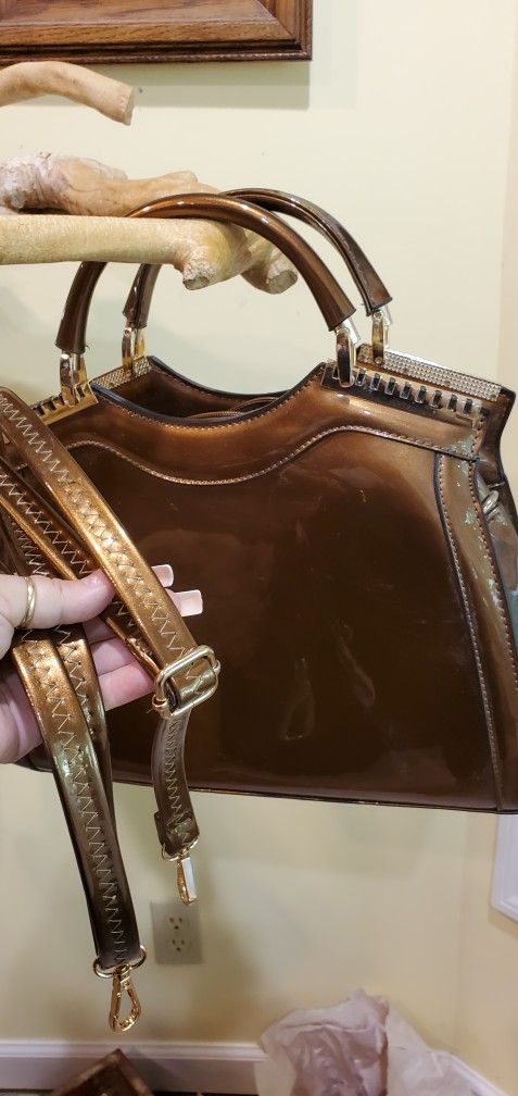 Bronze Handbag