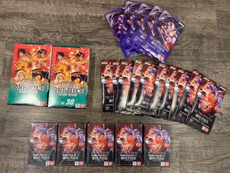 One piece st30, op16 bundles, & op14 blisters