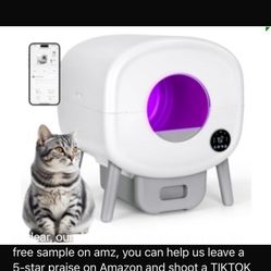 Caja  De Arena Para Gatos Automática 