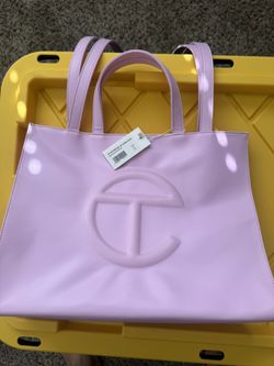 BUBBLEGUM PINK MEDIUM TELFAR SHOPPING BAG