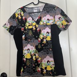 Women’s Scrub Top Snow White 