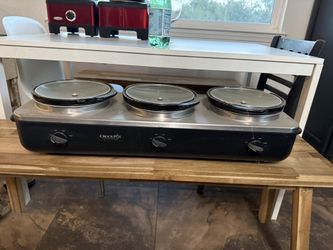 3 Crock Crockpot