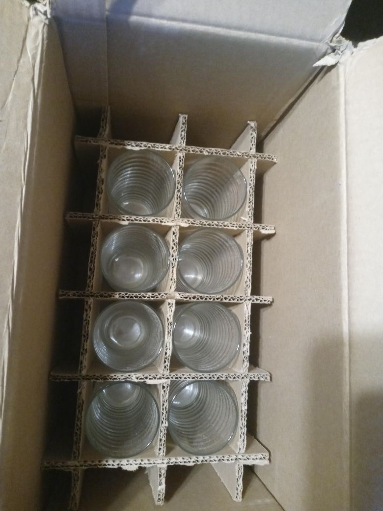 16 set glass cups