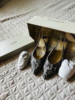 Marc Fisher snake Sling back sandal size 8.5