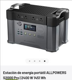 Estación de energía portatil.all power .
