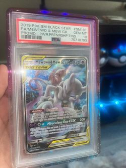 Pokemon Mewtwo and Mew PSA 10 Slab