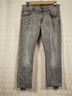 Hudson Men's Blake Slim Straight Zip Fly Jeans Sz 31