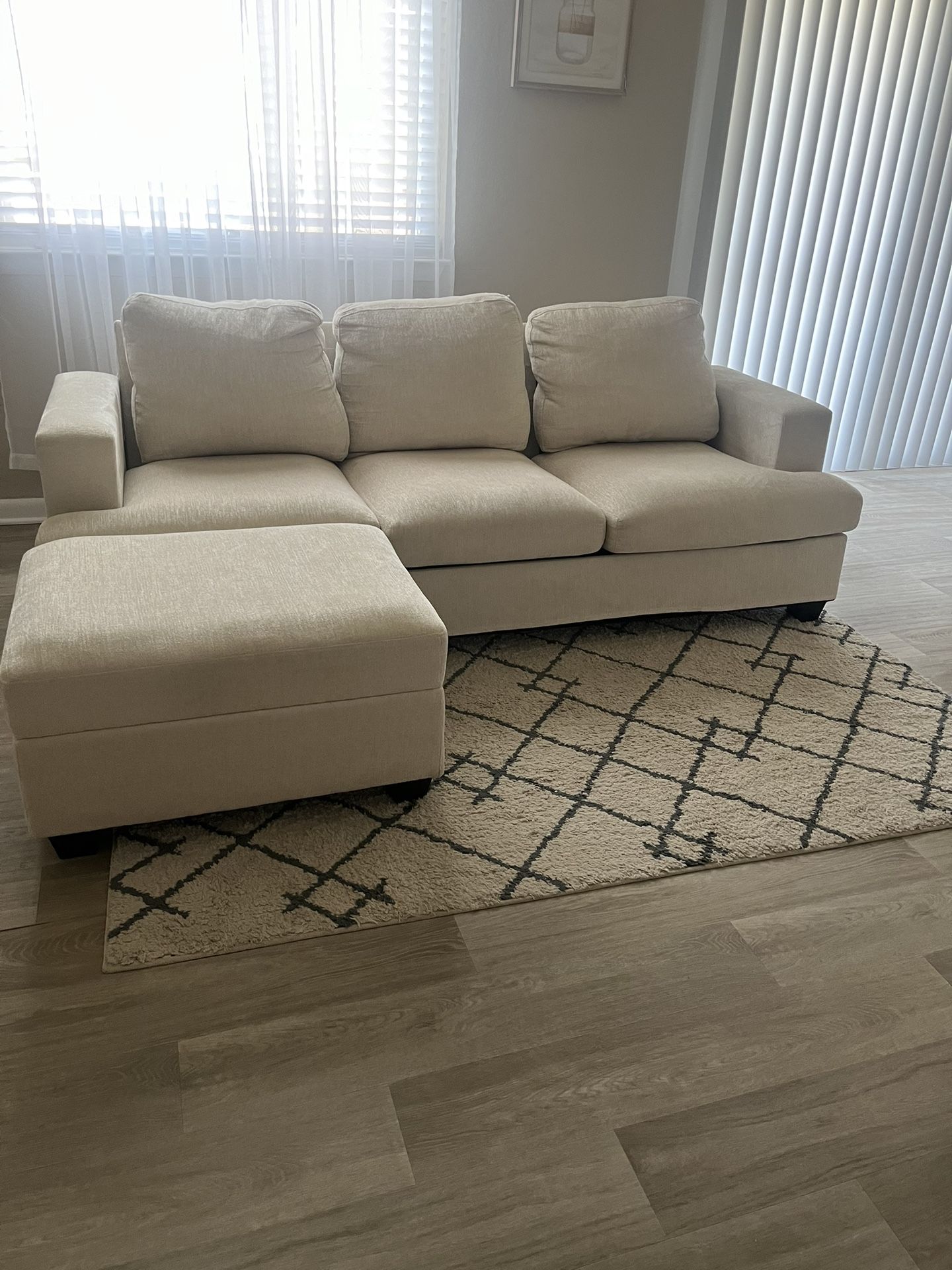 Couch With Ottoman