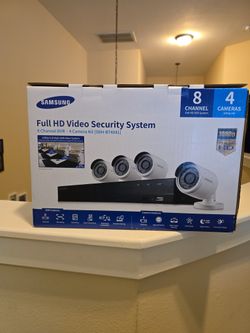 Full HD 8 Channel 4 Camera Security System