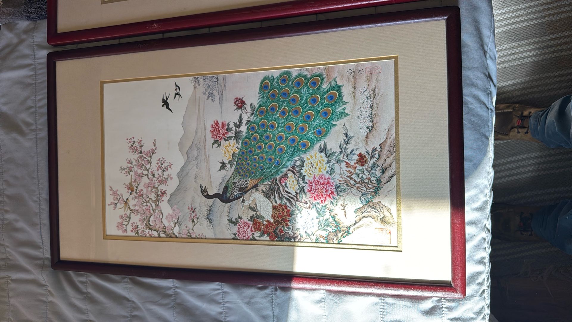 Set Of Painting On Silk By Wei Tsieng Yang