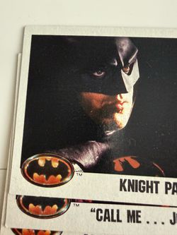 Batman collectible movie cards set