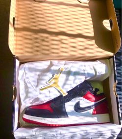 Brand new air Jordan 1 low bred size 7