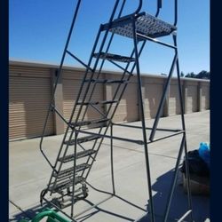 Rolling Warehouse Ladder 