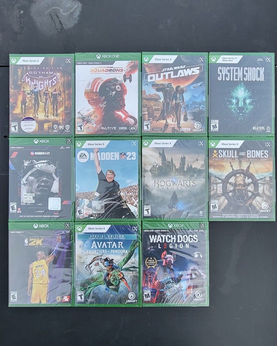 Xbox Games 12 Game Lot Microsoft Xbox Series X Games New Not