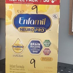 Enfamil Neuro Pro Refill Boxes Baby Formula $35ea 