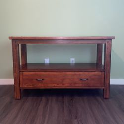 Wood TV Stand 