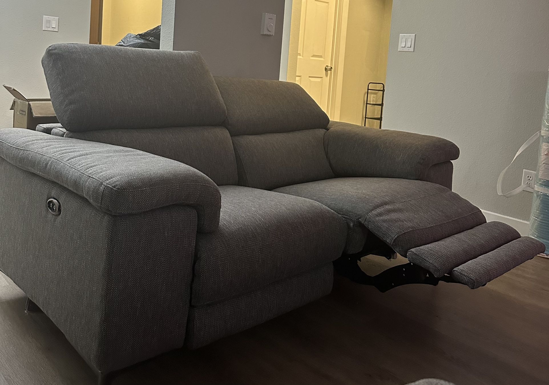 2-Piece Reclining Sofa Set w/ Built-in USB Charging Ports