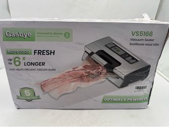 Gasbye 95kPa VS5166 Precision Vacuum Sealer Machine, Double Heat Seal