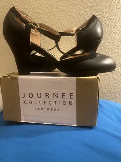 Journee Olina Women’s Size 8 Wd Black 