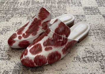 Alepel sophisticated hand-painted loafers, size 9