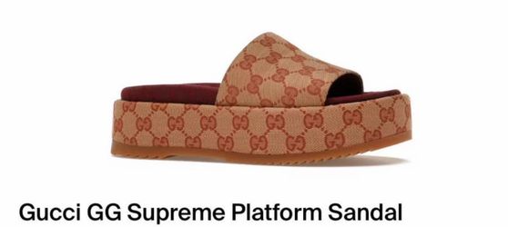 Gucci slide and platform size 35.5