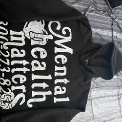 mental health matters hoodie XL