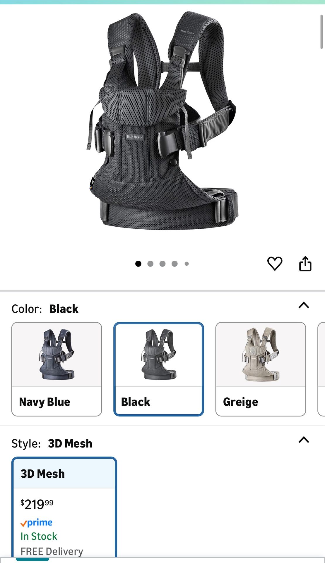 BabyBjörn Baby Carrier One Air 