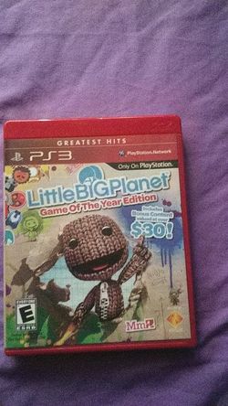 LITTLE BIG PLANET PS3 GAME OF THE YEAR EDITION! GREATEST HITS PERFECT CONDITION. LMK$