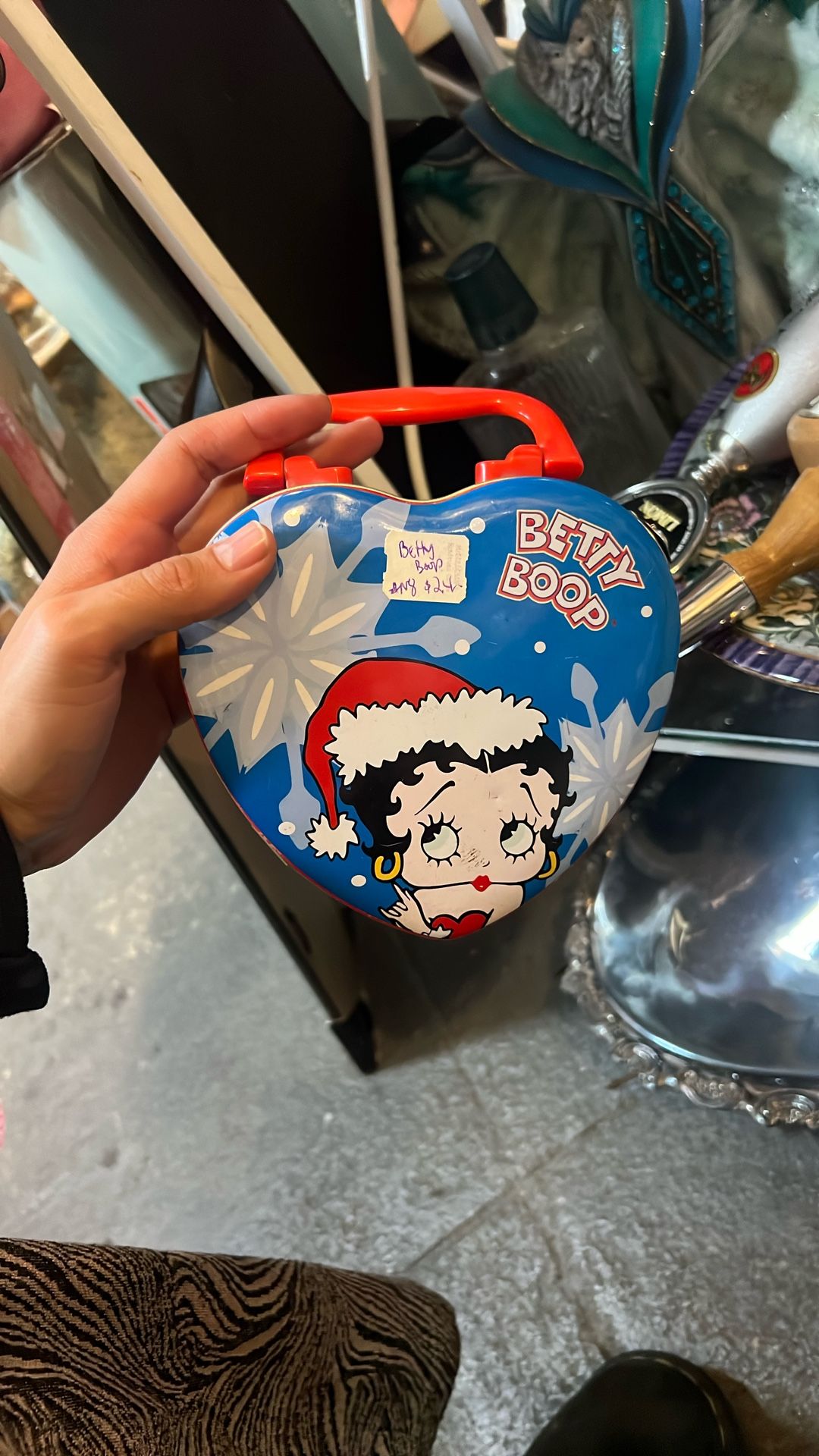 Betty Boop Christmas Tin