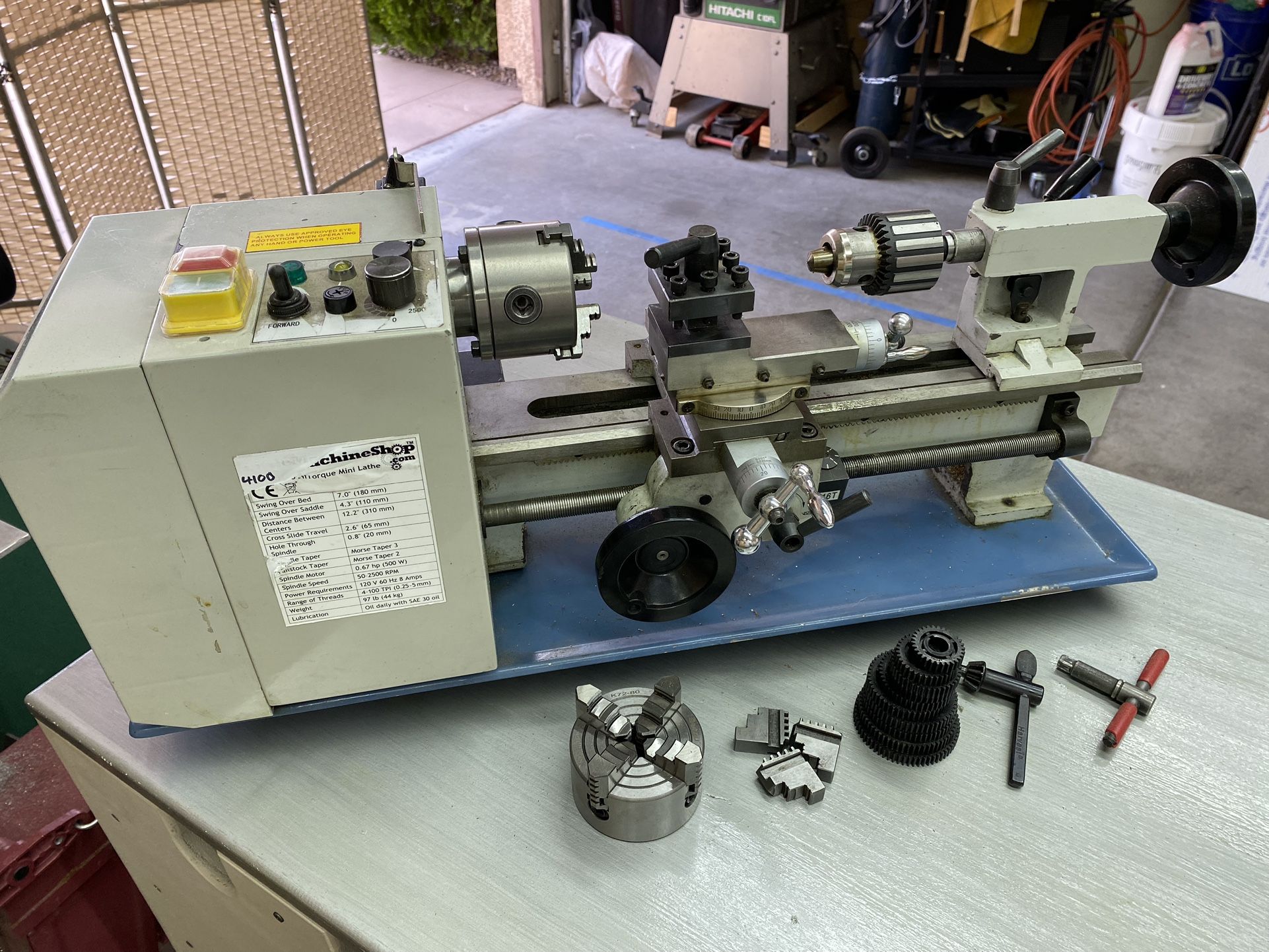 Metal Lathe LittleMachineShop 4100 6” Lathe