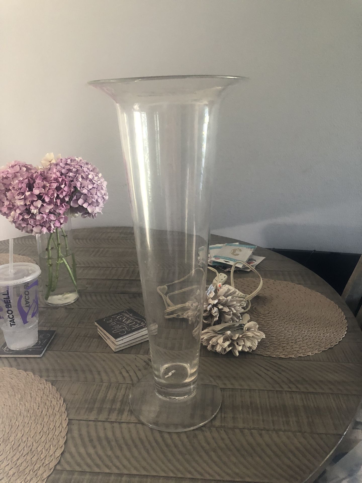 Trumpet Vase 20 Inch Tall