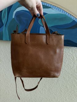 Madewell Leather Zip Top Crossbody