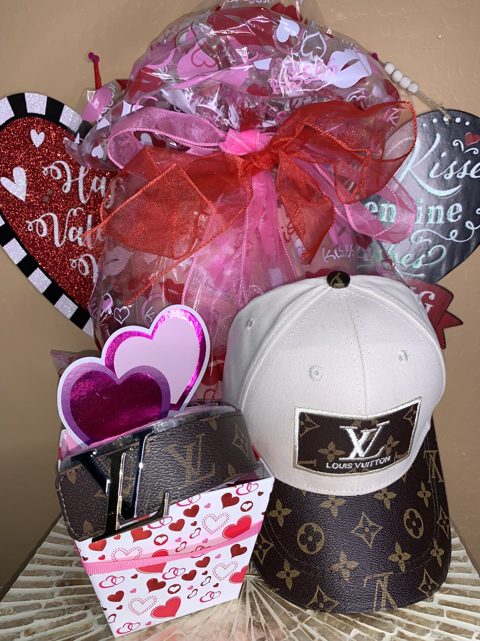 Hat Belt And Wallet Valentines Day Men Gift Set 