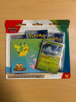 Pokemon 30th Celebration Tech Sticker Collection