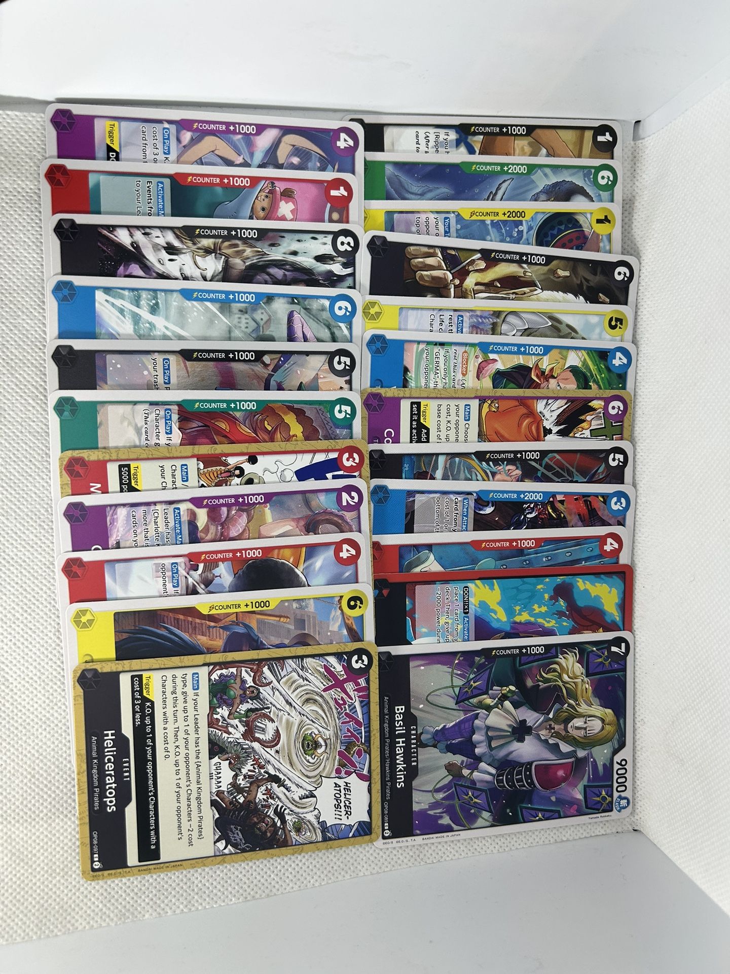 One Piece Tcg 22 Card Bundle Vol 7